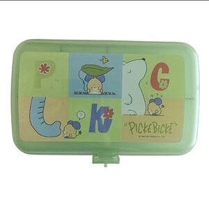 Rare Vintage 1997 Sanrio Picke Bicke Bento Box HAS LARGE CRACK